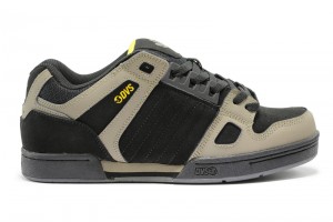 Zapatillas Skate DVS CELSIUS Hombre Negras Amarillo Chile | PS42-052