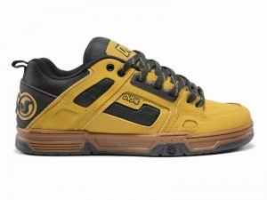 Zapatillas Skate DVS COMANCHE Hombre Amarillo Negras Chile | MM08-748