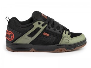 Zapatillas Skate DVS COMANCHE Hombre Negras Verde Oliva Naranjas Chile | CW01-388