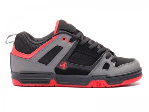 Zapatillas Skate DVS GAMBOL Hombre Negras Rojas Chile | LS25-644