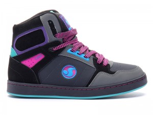 Zapatillas Skate DVS HONCHO Mujer Negras Moradas Chile | KS50-154