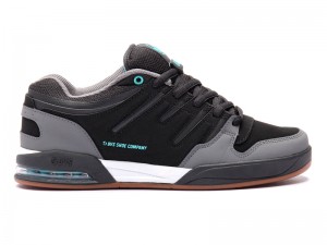 Zapatillas Skate DVS TYCHO Hombre Negras Turquesa Chile | PM25-789