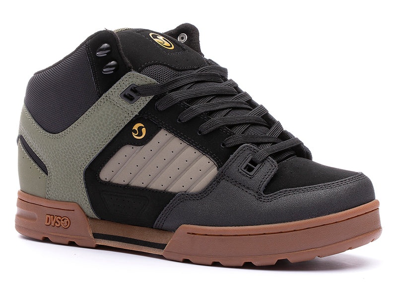 Botas DVS MILITIA BOOT Hombre Negras Verde Oliva Chile | KM32-224