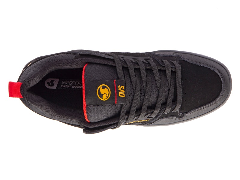 Zapatillas Skate DVS COMANCHE 2.0+ Hombre Negras Amarillo Rojas Chile | DZ46-500