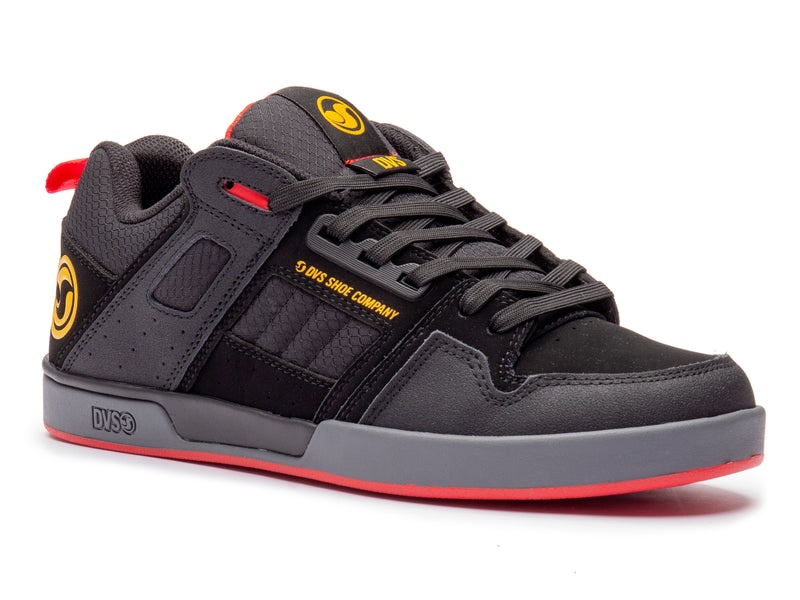 Zapatillas Skate DVS COMANCHE 2.0+ Hombre Negras Amarillo Rojas Chile | DZ46-500