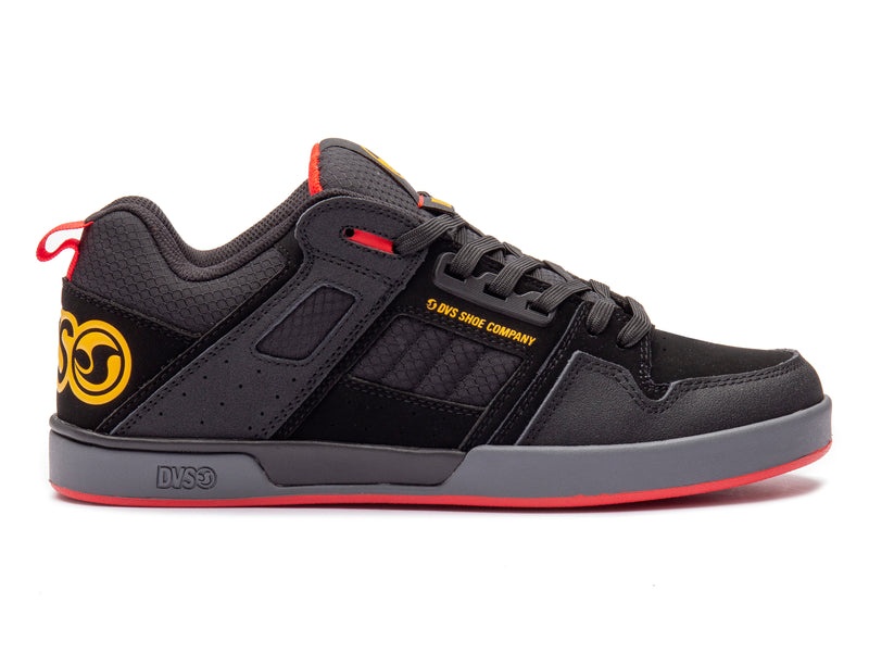 Zapatillas Skate DVS COMANCHE 2.0+ Hombre Negras Amarillo Rojas Chile | DZ46-500