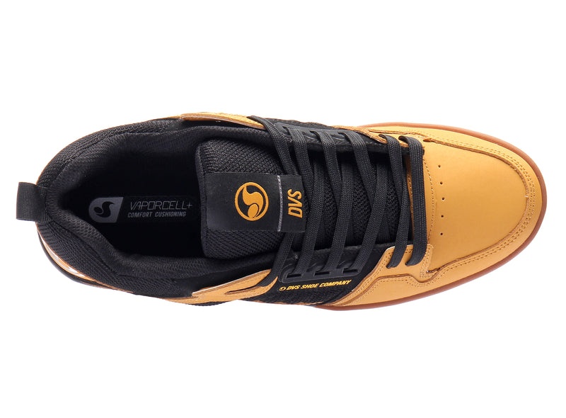 Zapatillas Skate DVS COMANCHE 2.0+ Hombre Amarillo Negras Chile | VU03-797