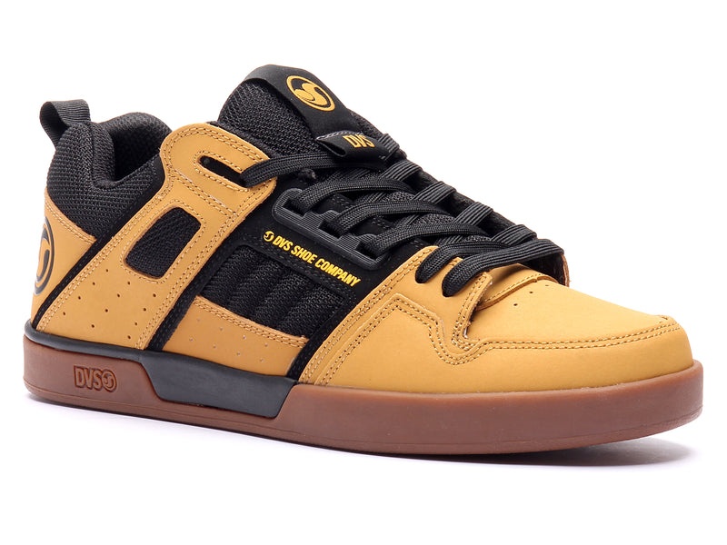 Zapatillas Skate DVS COMANCHE 2.0+ Hombre Amarillo Negras Chile | VU03-797