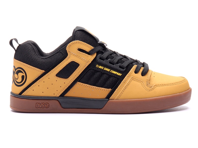 Zapatillas Skate DVS COMANCHE 2.0+ Hombre Amarillo Negras Chile | VU03-797