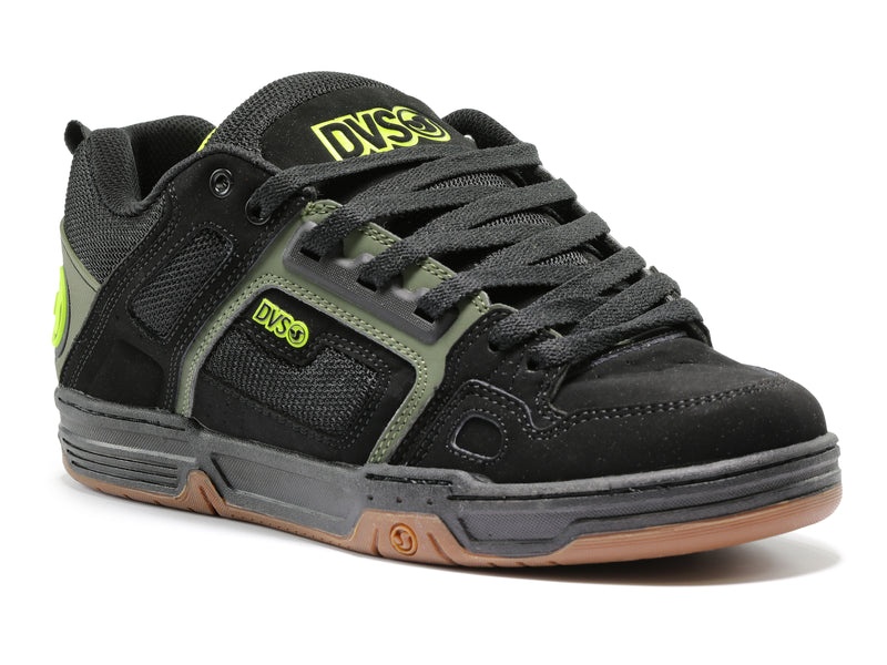 Zapatillas Skate DVS COMANCHE Hombre Negras Verde Oliva Chile | OG52-562