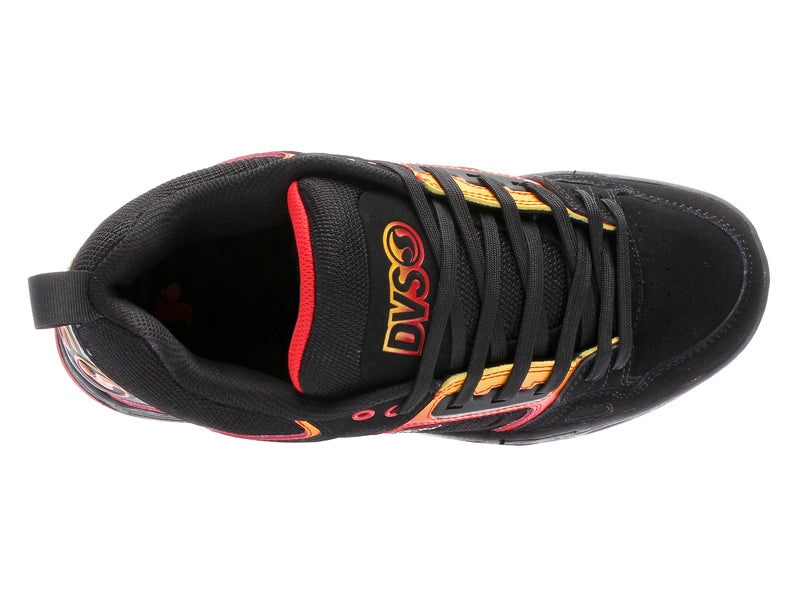 Zapatillas Skate DVS COMANCHE Hombre Negras Rojas Amarillo Chile | FB57-020