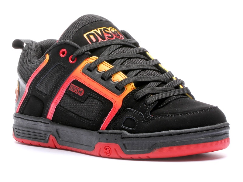 Zapatillas Skate DVS COMANCHE Hombre Negras Rojas Amarillo Chile | FB57-020