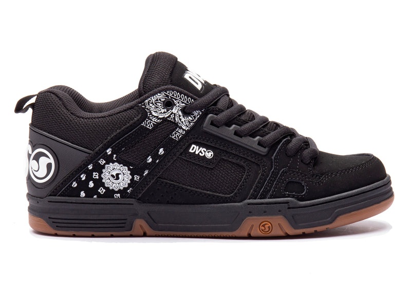 Zapatillas Skate DVS COMANCHE Hombre Negras Blancas Chile | CN55-090