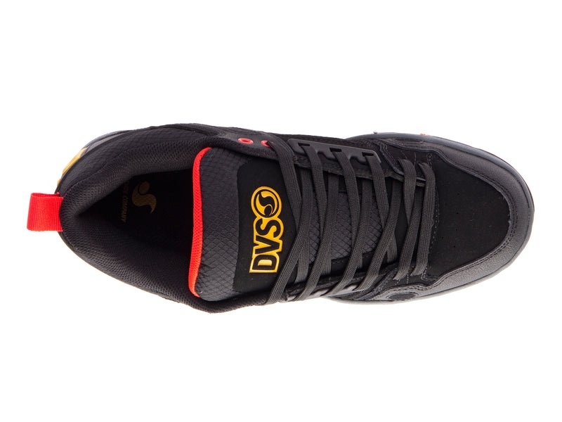 Zapatillas Skate DVS COMANCHE Hombre Negras Amarillo Rojas Chile | ZD12-793