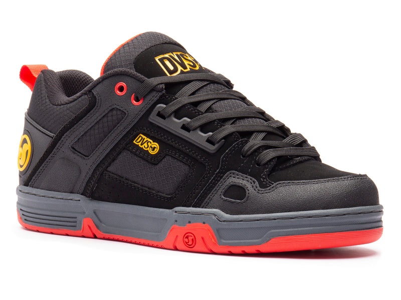 Zapatillas Skate DVS COMANCHE Hombre Negras Amarillo Rojas Chile | ZD12-793