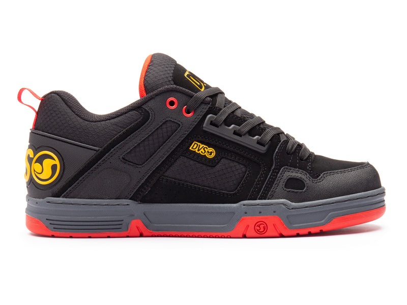 Zapatillas Skate DVS COMANCHE Hombre Negras Amarillo Rojas Chile | ZD12-793