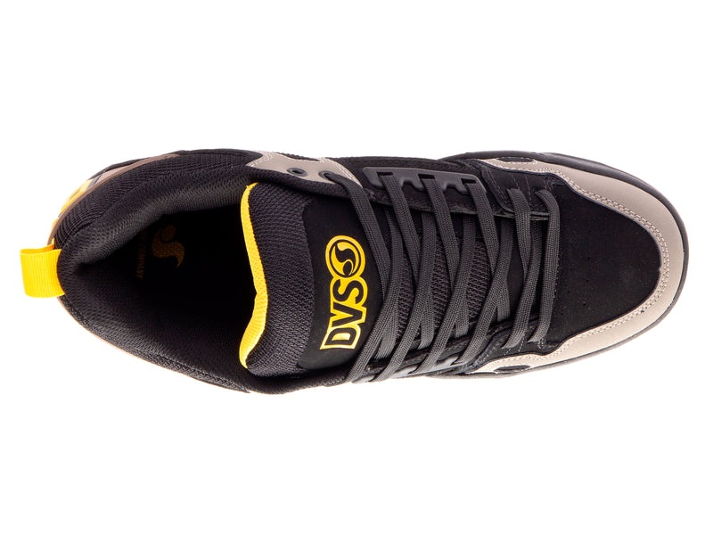 Zapatillas Skate DVS COMANCHE Hombre Negras Amarillo Chile | UC89-046