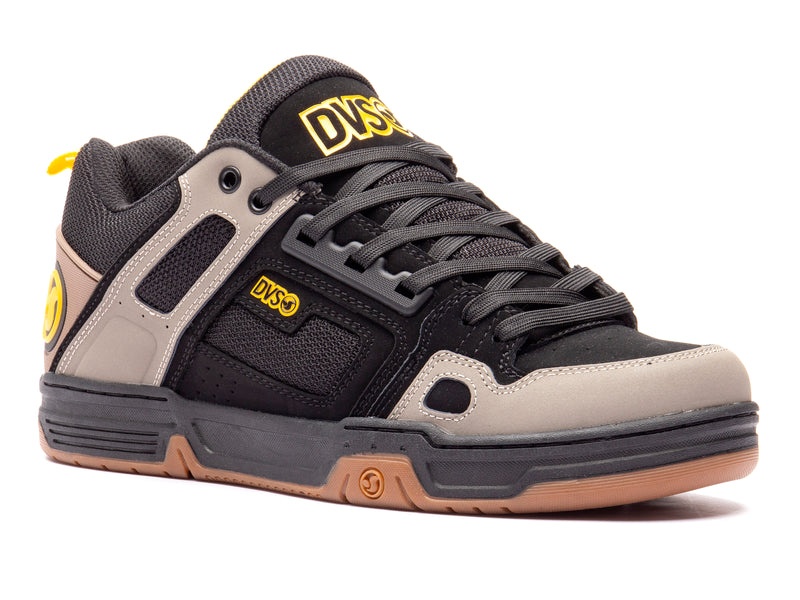 Zapatillas Skate DVS COMANCHE Hombre Negras Amarillo Chile | UC89-046