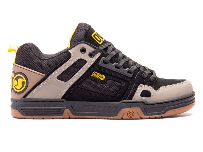 Zapatillas Skate DVS COMANCHE Hombre Negras Amarillo Chile | UC89-046