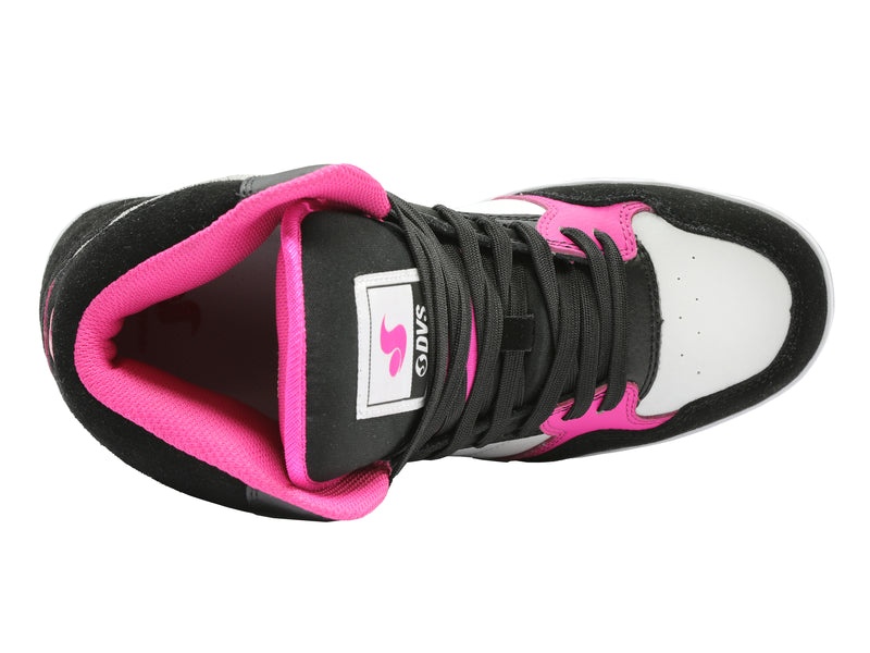 Zapatillas Skate DVS HONCHO Mujer Negras Blancas Rosas Chile | UG96-694