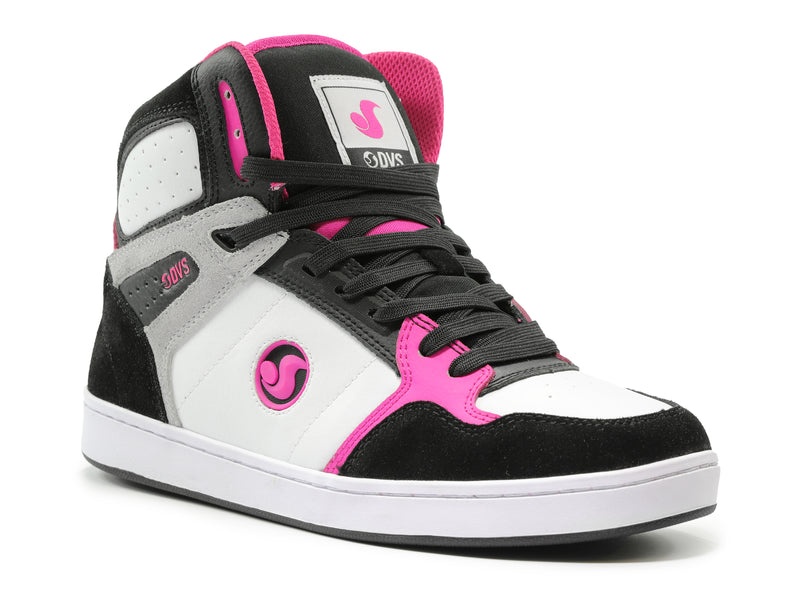 Zapatillas Skate DVS HONCHO Mujer Negras Blancas Rosas Chile | UG96-694