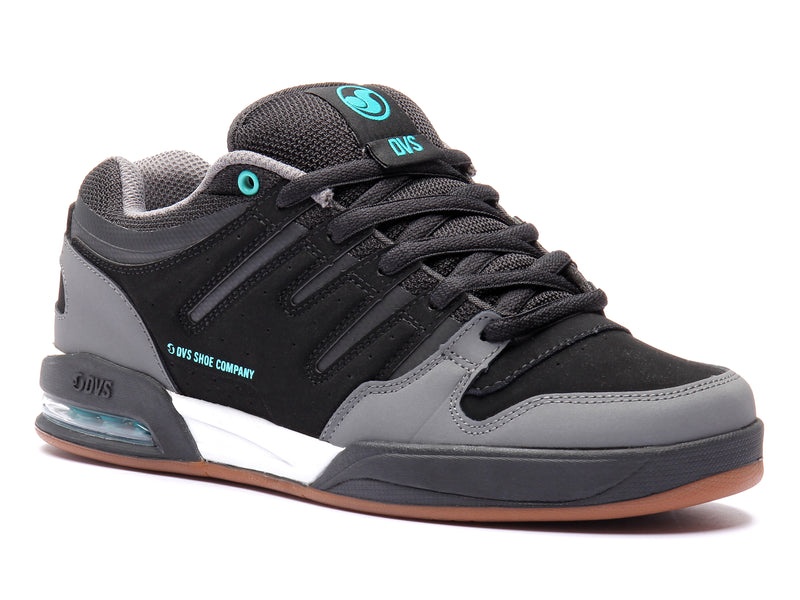 Zapatillas Skate DVS TYCHO Hombre Negras Turquesa Chile | PM25-789